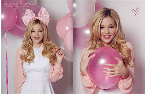 Olivia Holt Olivia Holt Pink Balloons Disney Channel Stars