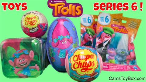 Dreamworks Trolls Series 6 Blind Bags Opening Chocolate Eggs Chupa