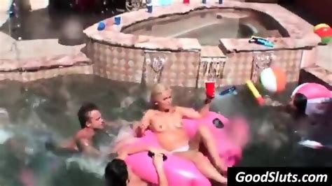 Springbreaklife Video Topless Pool Party Telegraph