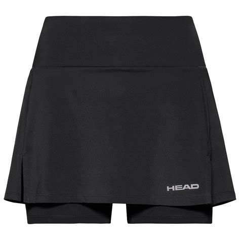 Ein tennisrock ist ein beliebtes kleidungsstück für damen und mädchen beim tennis. Head Tennisrock mit Innenhose Club Basic 2021 schwarz ...