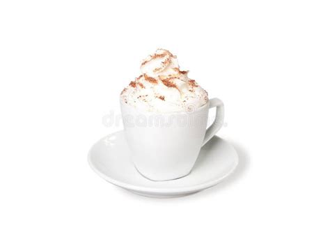 Cappuccino With Whipped Cream In Kebun Raya Bogor Stock Image Image