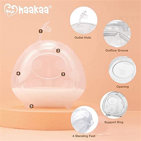 Haakaa Ladybug Breast Milk Collector Wearable Breast Shells Nursing