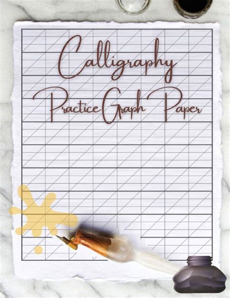 Buy Calligraphy Practice Graph Paper Squared Paper For Practicing