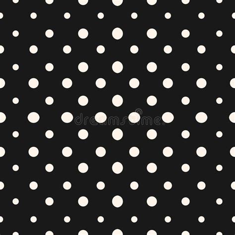 Vector Geometric Halftone Seamless Pattern With Circles Different