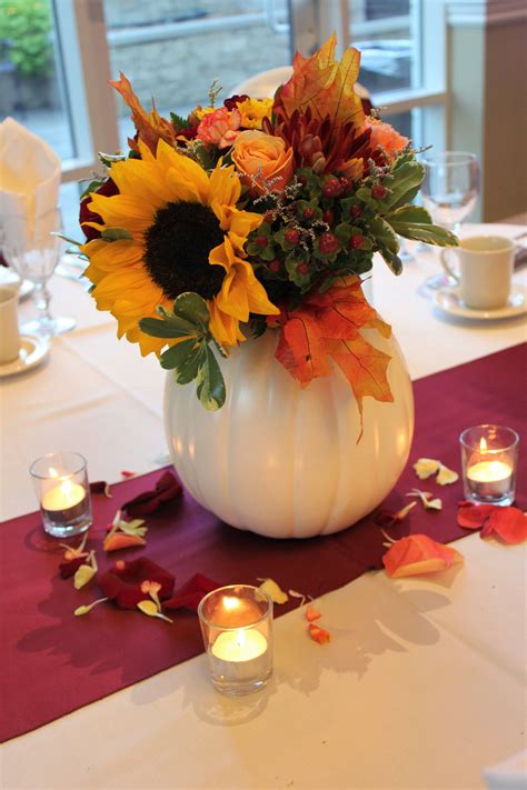 Beautiful Fall Centerpiece Fall Wedding Table Decor Fall Wedding