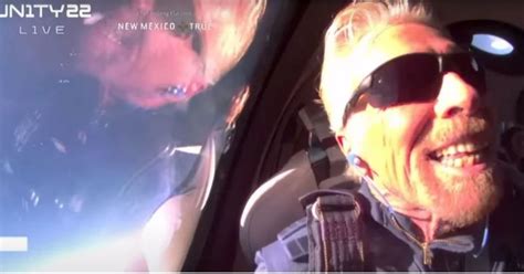 To Space And Back Sir Richard Branson Aboard Virgin Galactic Unity 22