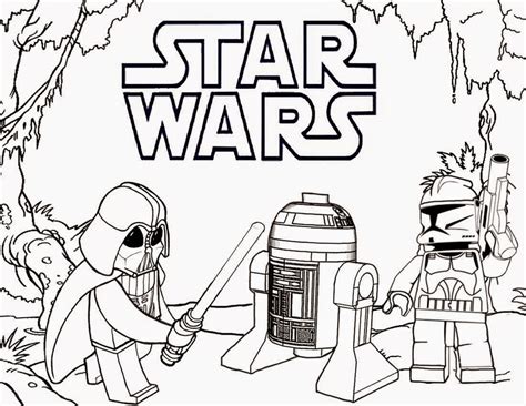 Now you can color your favorite lego star wars characters. Lego star wars coloring pages to download and print for free