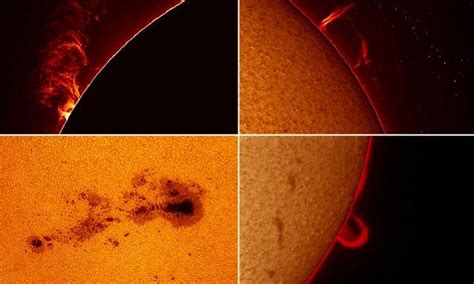 From Sunspots To Solar Eruptions Amateur Astronomer Captures