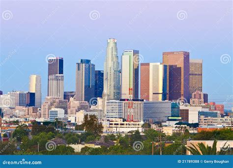 Los Angeles Skyline Royalty Free Stock Photography
