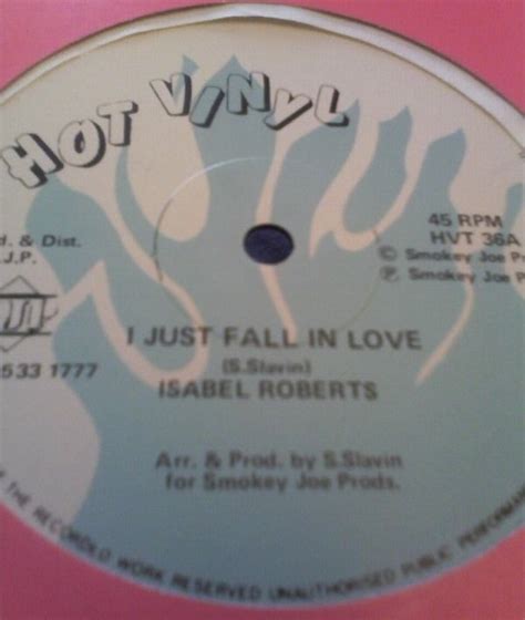 Isabel Roberts I Just Fall In Love 1987 Vinyl Discogs