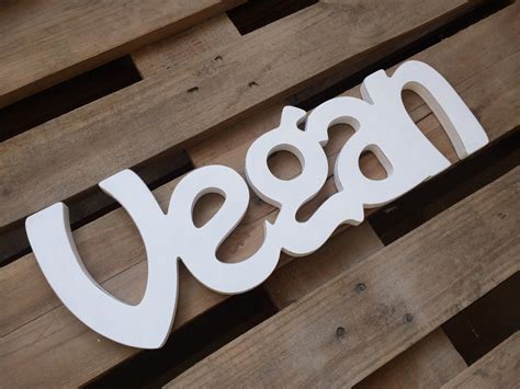 Vegan Vegan Sign Vegan Kitchen Sign Wood Sign Vegan Etsy