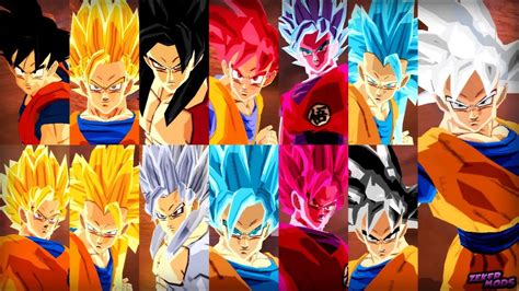 Gero, designed via cell recombination using the genetics of the greatest fighters that the remote tracking device could find on earth. Goku DBS Costume All Transformations | Dragon Ball Z ...