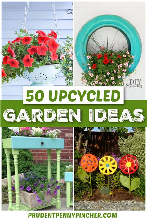 50 Diy Upcycled Garden Ideas Prudent Penny Pincher