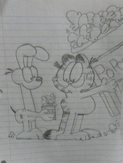 Popcorn Time With Garfield By Littleesmileesforyou On Deviantart