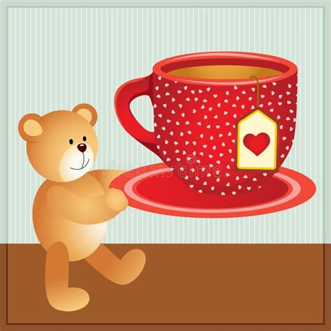 Teddy Bear Tea Stock Illustrations 556 Teddy Bear Tea Stock