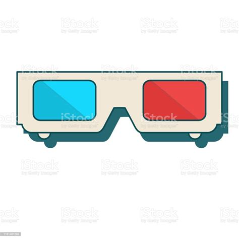 3d Glasses Vector Illustration Of Flat Stock Illustration Download