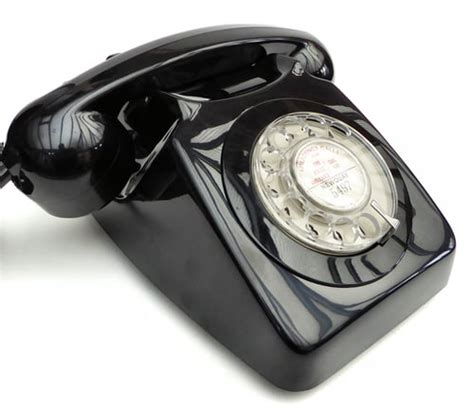 Voip Ready Gpo 746 Dial Telephone Black Vintage Telephony
