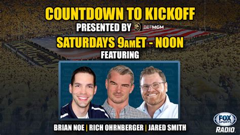 Fox Sports Radio Launches College Football Countdown To Kickoff Show