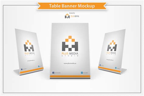 table banner mockup product mockups  creative market