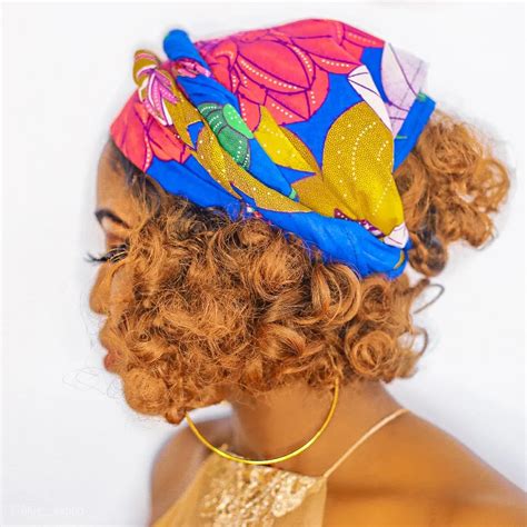 Shenbolen Hair Accessories Headwrap Women African Traditional Headtie Scarf Ethqff Women