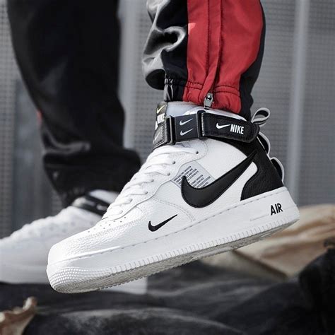 Nike Air Force 1 Mid 07 Lv8 Utility Red Skyweepic