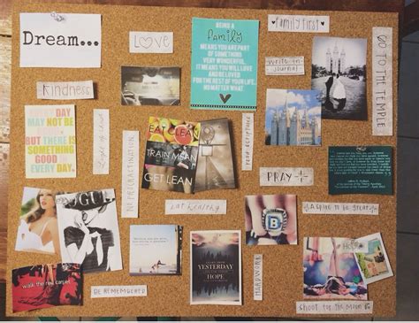 Vision Board Get Pictures Quotes And Goals On A Cork Board And Hang
