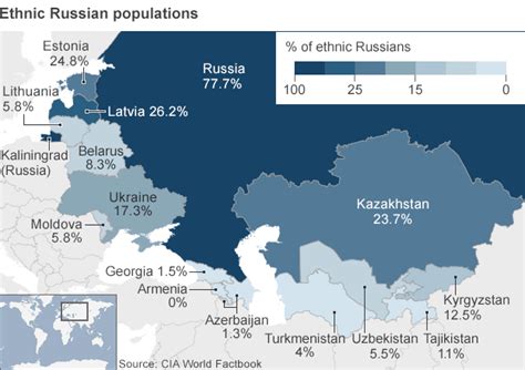 Russian Majority Areas Watch Moscows Post Crimea Moves Bbc News