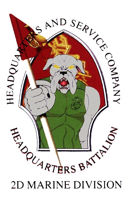 Official Logo Headquarters And Service Company Headquarters Battalion