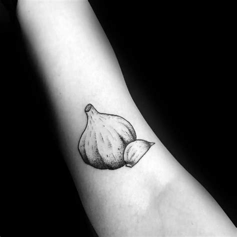 60 Garlic Tattoo Ideas For Men Garnish Designs Thumb Tattoos One
