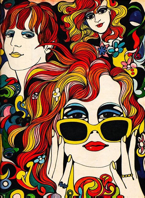 sixties psychedelic art retro art art