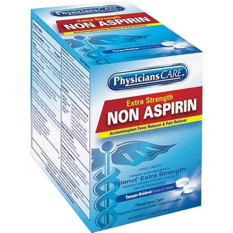 Physicianscare Single Dose Non Aspirin Pain Reliever Acm40800