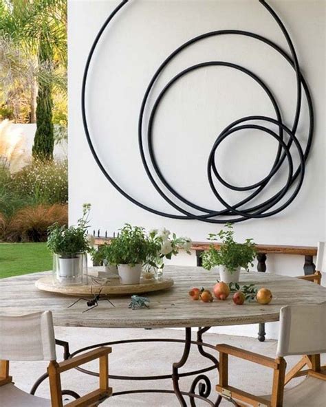 50 Staggering Modern Wall Art Decoration Ideas Outdoor Metal Wall
