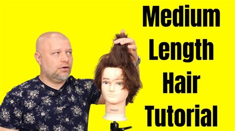 Medium Length Haircut Tutorial Thesalonguy Youtube