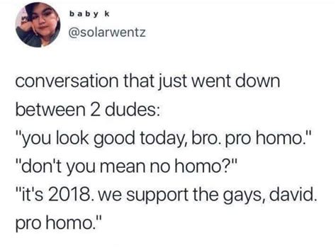 Pro H Bro No Homo Know Your Meme