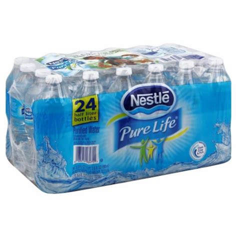 Pure Life Purified Bottled Water 24 Bottles 169 Fl Oz Jay C Food