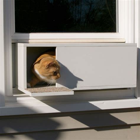 Installing a petsafe pet door from petco is an easy home improvement project. The Easy Mount Window Cat Door - Hammacher Schlemmer | Cat ...