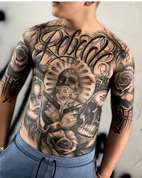 Amazing Best Stomach Tattoos For Guys Image Ideas