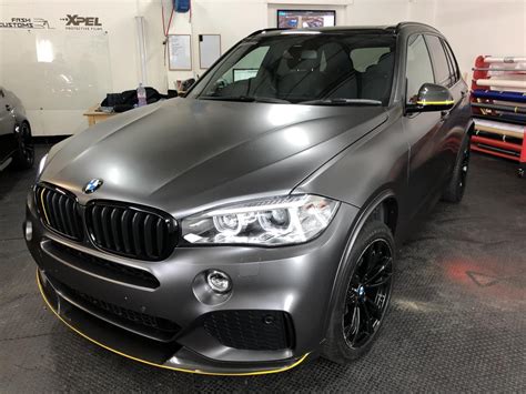Bmw X5 Satin Dark Grey Frsh Car Wrapping Detailing And Paint