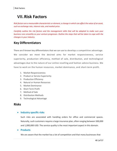 Commercial Cleaning Business Plan Template Sample Pages Black Box