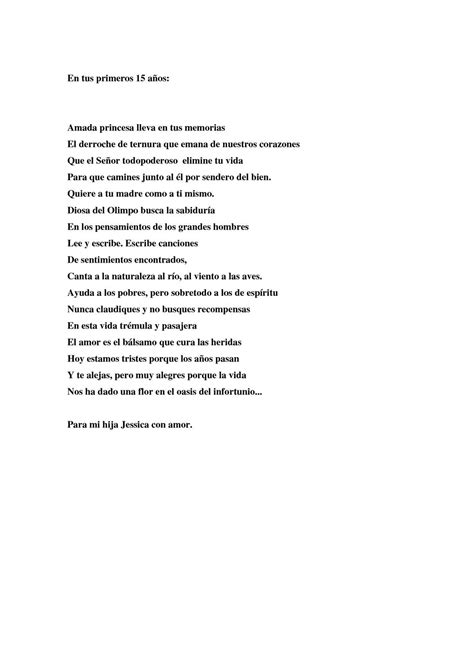 Calaméo Poema Para Mi Hija Jessica Noemí En Sus Quince Años