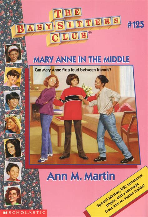 Mary Anne In The Middle The Baby Sitters Club Wiki Fandom