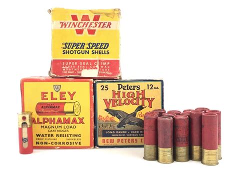 lot lot of 51 vtg asst 12 gauge paper shotgun shells