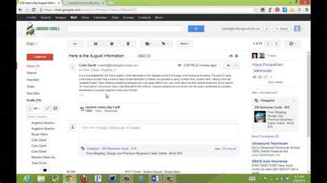 Read And Respond To Email In Your Inbox Youtube