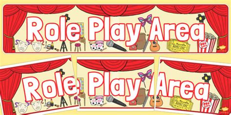 👉 Role Play Display Banner Teacher Made