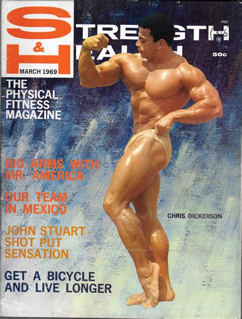 Strength And Health Us Magazine March 1969 Chris Dickerson Vintage And