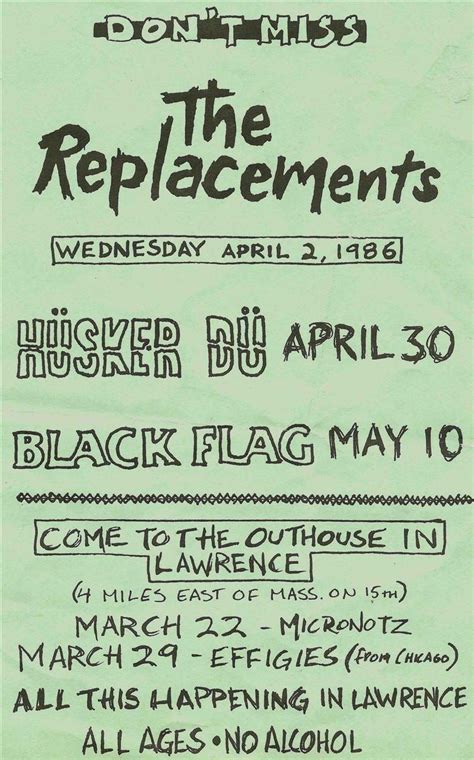 May 10 1986 The Outhouse Lawrence Ks Concerts Wiki Fandom