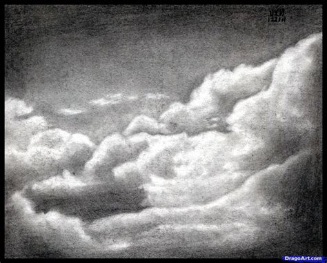 How To Draw Realistic Clouds Draw Clouds Step By Step Other