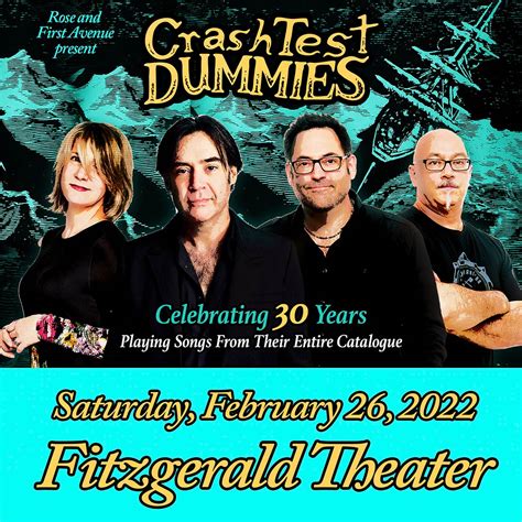Crash Test Dummies ★ The Fitzgerald Theater First Avenue