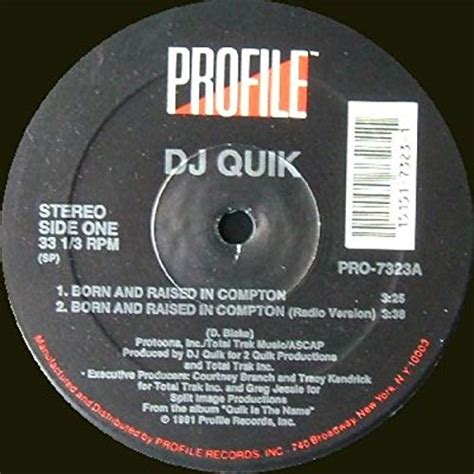 Dj Quik Born And Raised In Compton Sweet Black Pussy Music