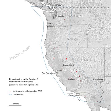 Copernicus Sentinel-3 detects hotspots - Sentinel Success Stories